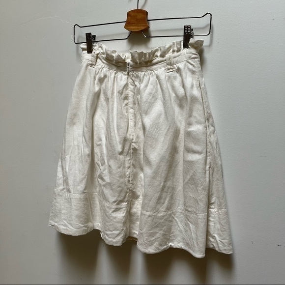 Odille White Paper Bag Skirt - Picture 6 of 11